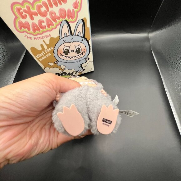 Pop Mart Labubu "Exciting Macaron" Sesame Bean with Box & Authentication Card - Picture 7 of 11